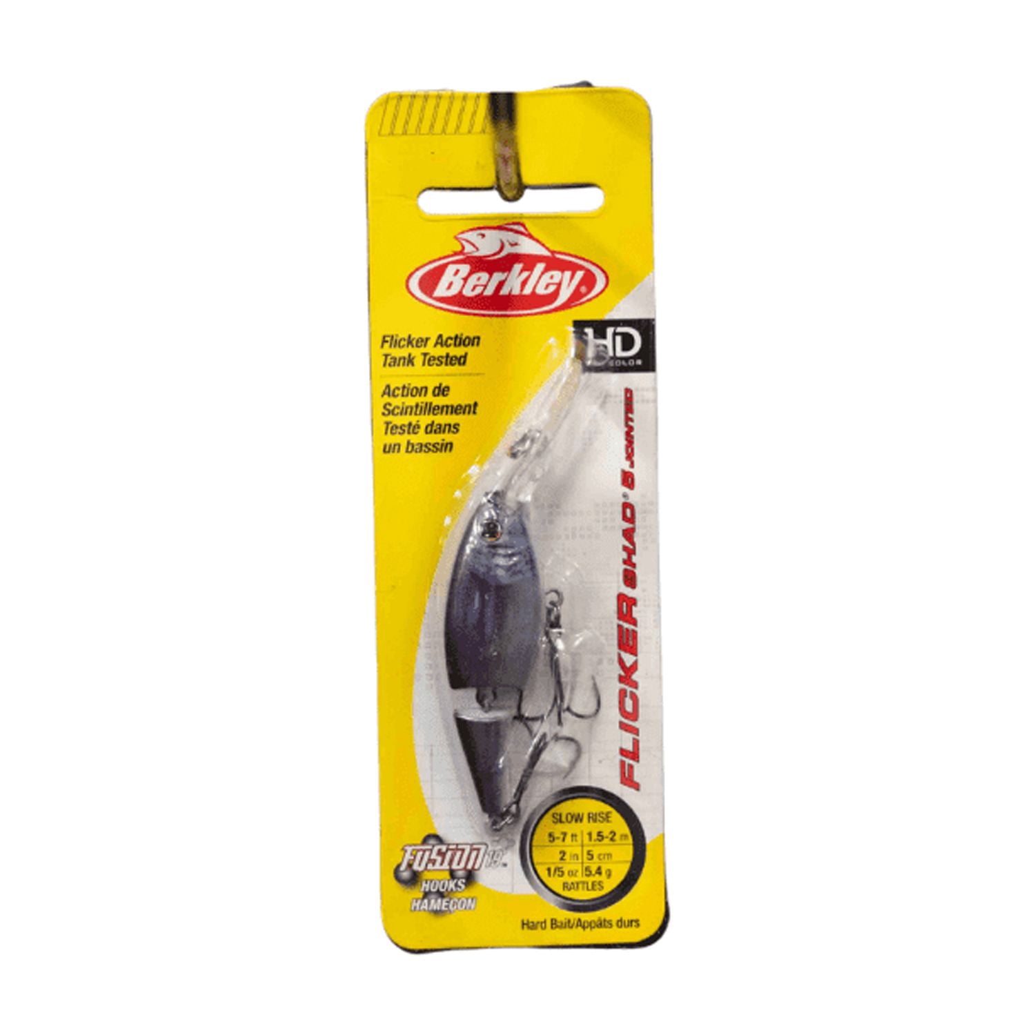 Berkley Flicker Shad Jointed Fishing Lure, HD Smelt, 1/5 oz
