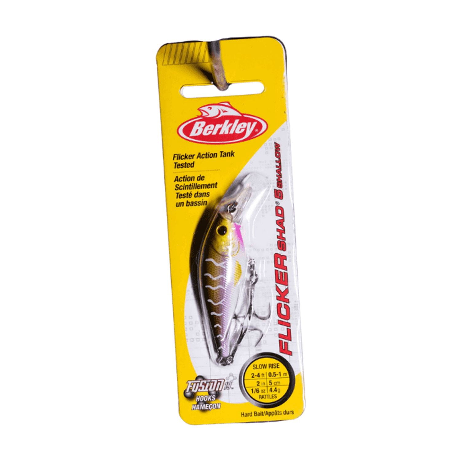 Berkley Flicker Shad Shallow 5cm Purple Tiger Fishing Lure