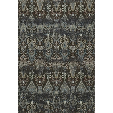Berkley Flurries Area Rug GV315 Gv315 Chocolate Chocolate Paisley Floral 9' 6" x 13' 2" Rectangle