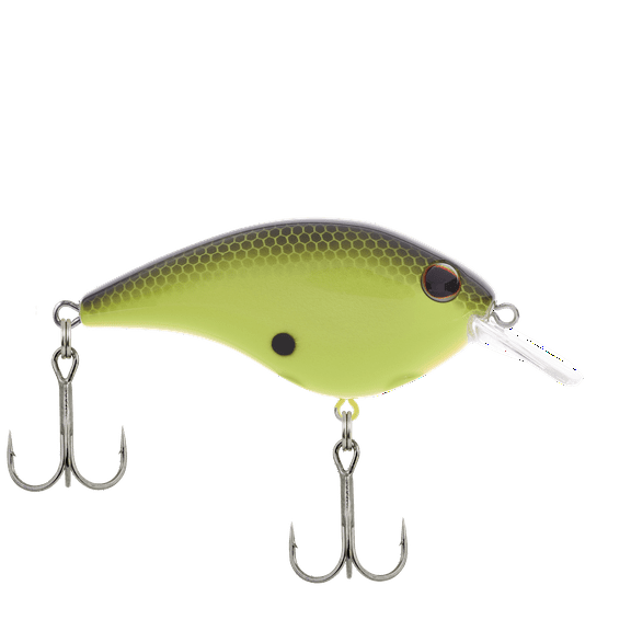 Berkley Frittside Fishing Lure, Black Chartreuse, 1/3 oz