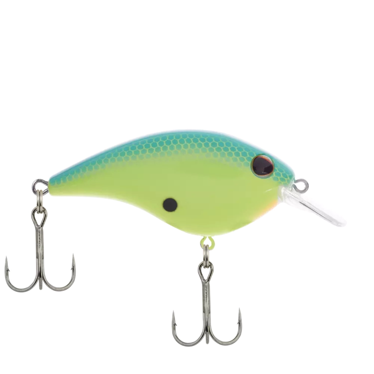 Berkley Frittside Fishing Lure, Blue Chartreuse, 5 Junior (1/4 oz)