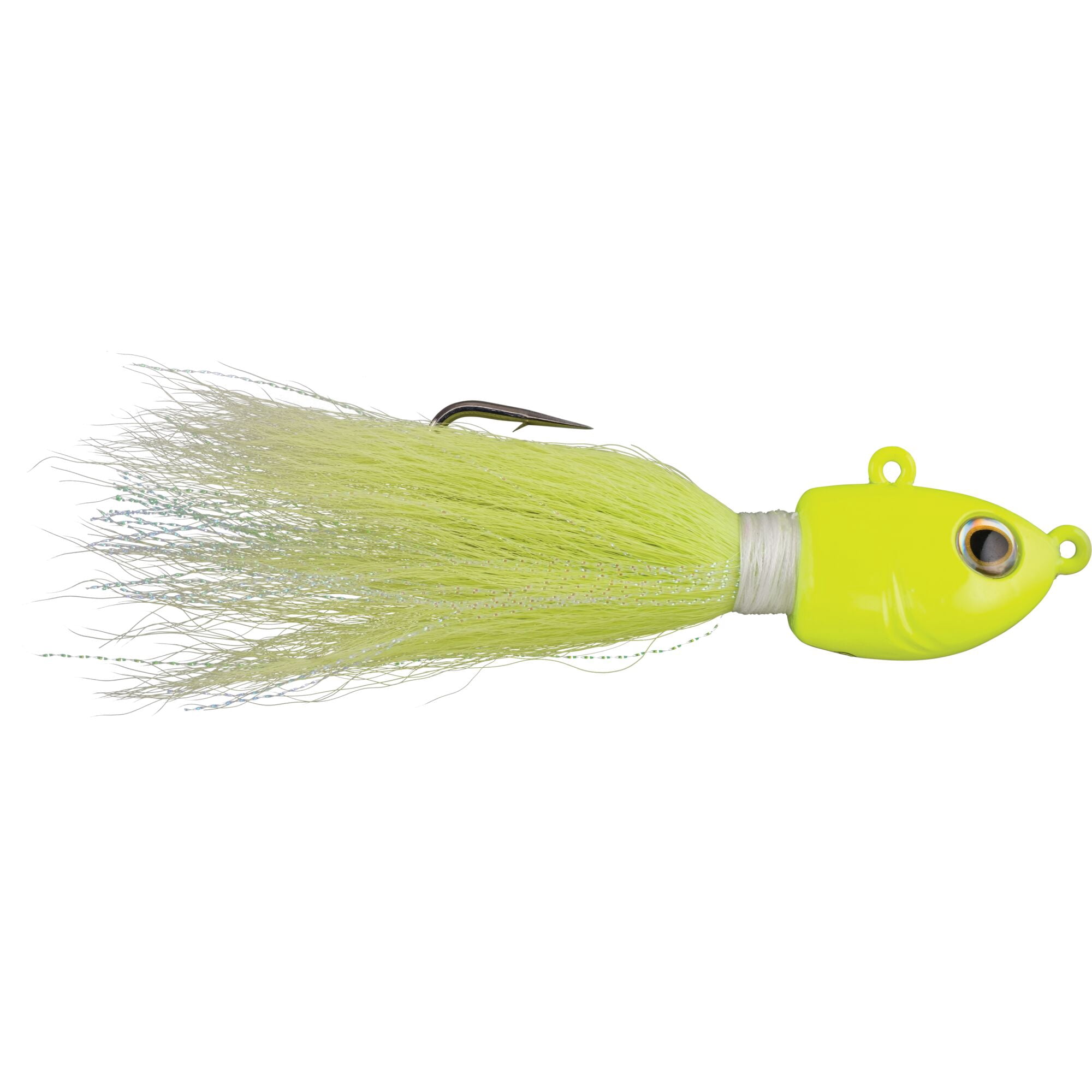 Berkley Fusion19 Bucktail Jigs, Chartreuse, 3/8 oz