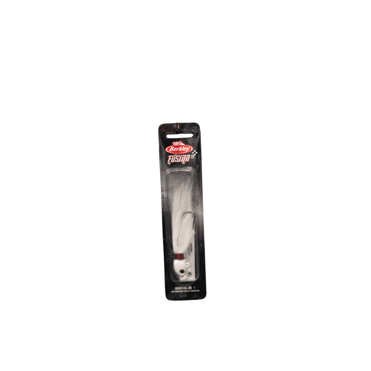 Berkley Fusion19 Bucktail Jigs, White, 1 oz