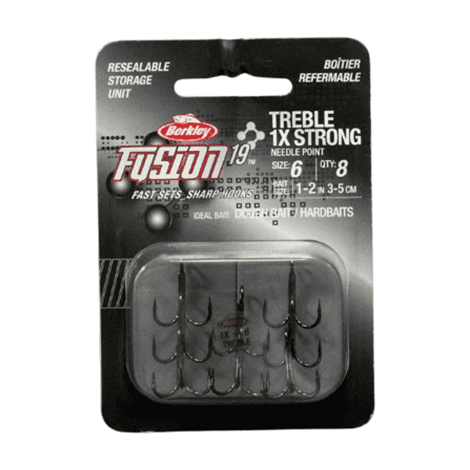 Berkley® Fusion19™ Treble 1x Hooks