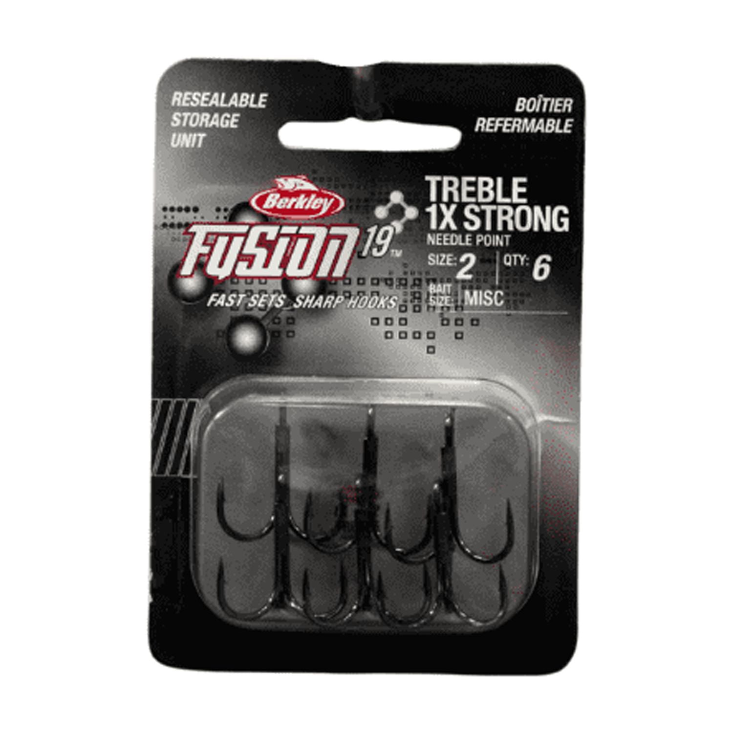 Berkley® Fusion19™ Treble 1x Hooks