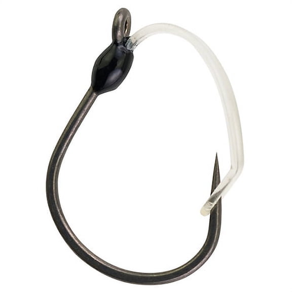Berkley Fusion19 Fishing Hooks Weedless Wide Gap Size 2/0, Smoke Satin