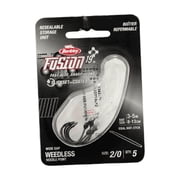Berkley Fusion19 Fishing Hooks Weedless Wide Gap Size 2/0, Smoke Satin