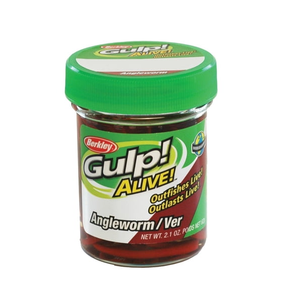 Berkley Gulp! Alive! Angle Worm, 1in, Red Wiggler