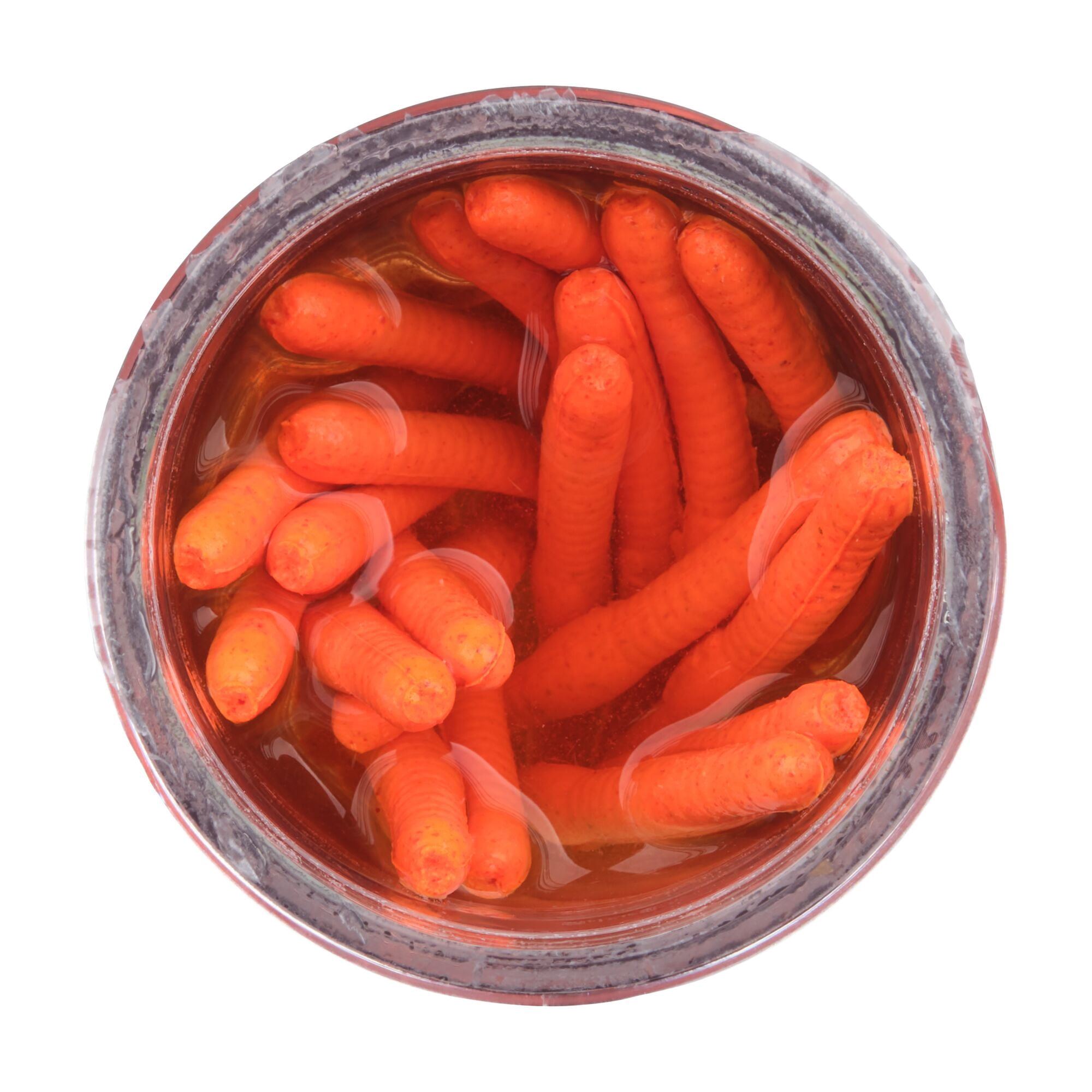 Berkley Gulp! Alive!® Fat Floating Trout Worm, 2 in, Worms, Fluorescent Orange (1 Count)