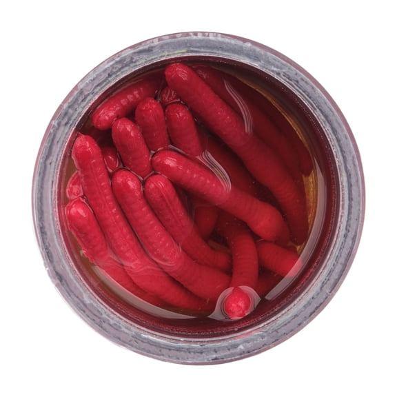Berkley Gulp! Alive!® Fat Floating Trout Worm, 2 in, Worms, Fluorescent Red (1 Count)