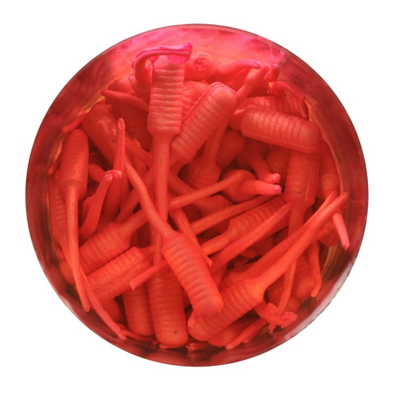 Gulp! Alive! Fish Fry Soft Bait 1" Length, Pink 1156576