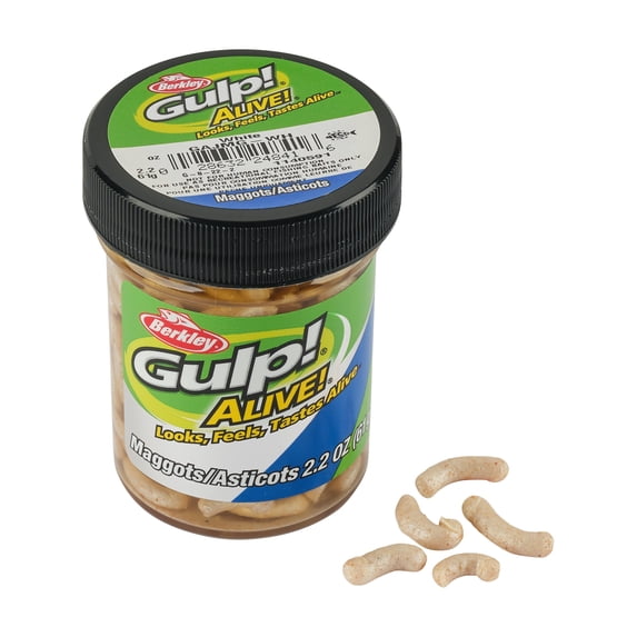 Berkley Gulp! Alive! Maggots, White
