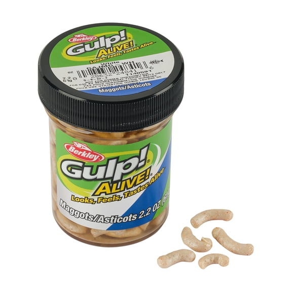 Berkley Gulp! Alive! Maggots, White