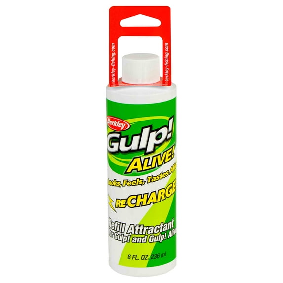 Berkley Gulp! Alive Recharge Fishing Attractant Liquid Bait, 8 oz Bottle