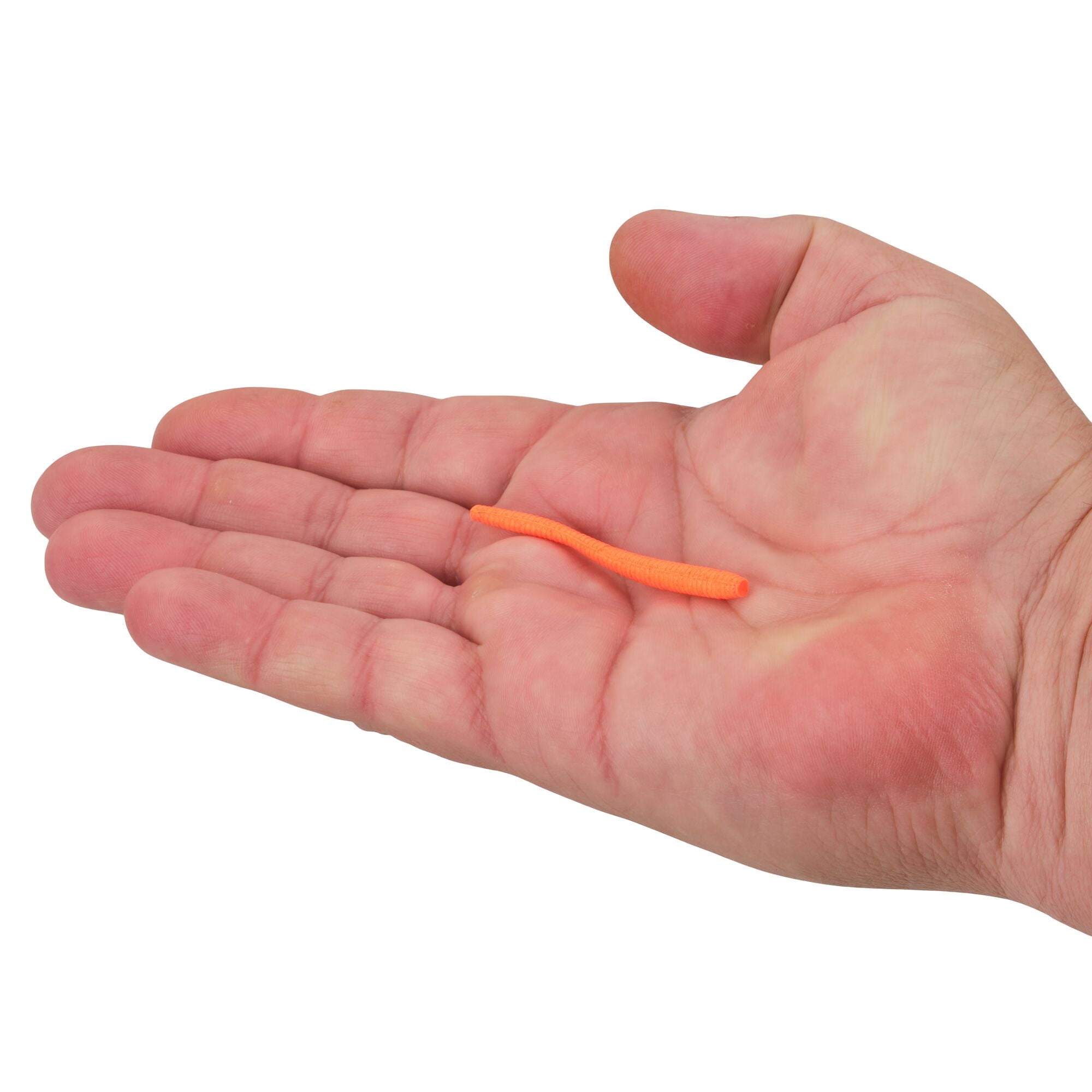 Berkley Gulp!® Floating Trout Worm, 2.5 in, Worms, Fluorescent Orange (20 Count)
