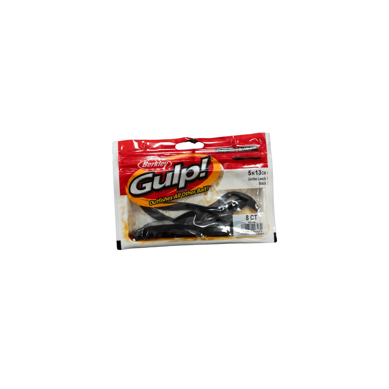 Berkley Gulp!® Jumbo Leech, Soft Bait, Black
