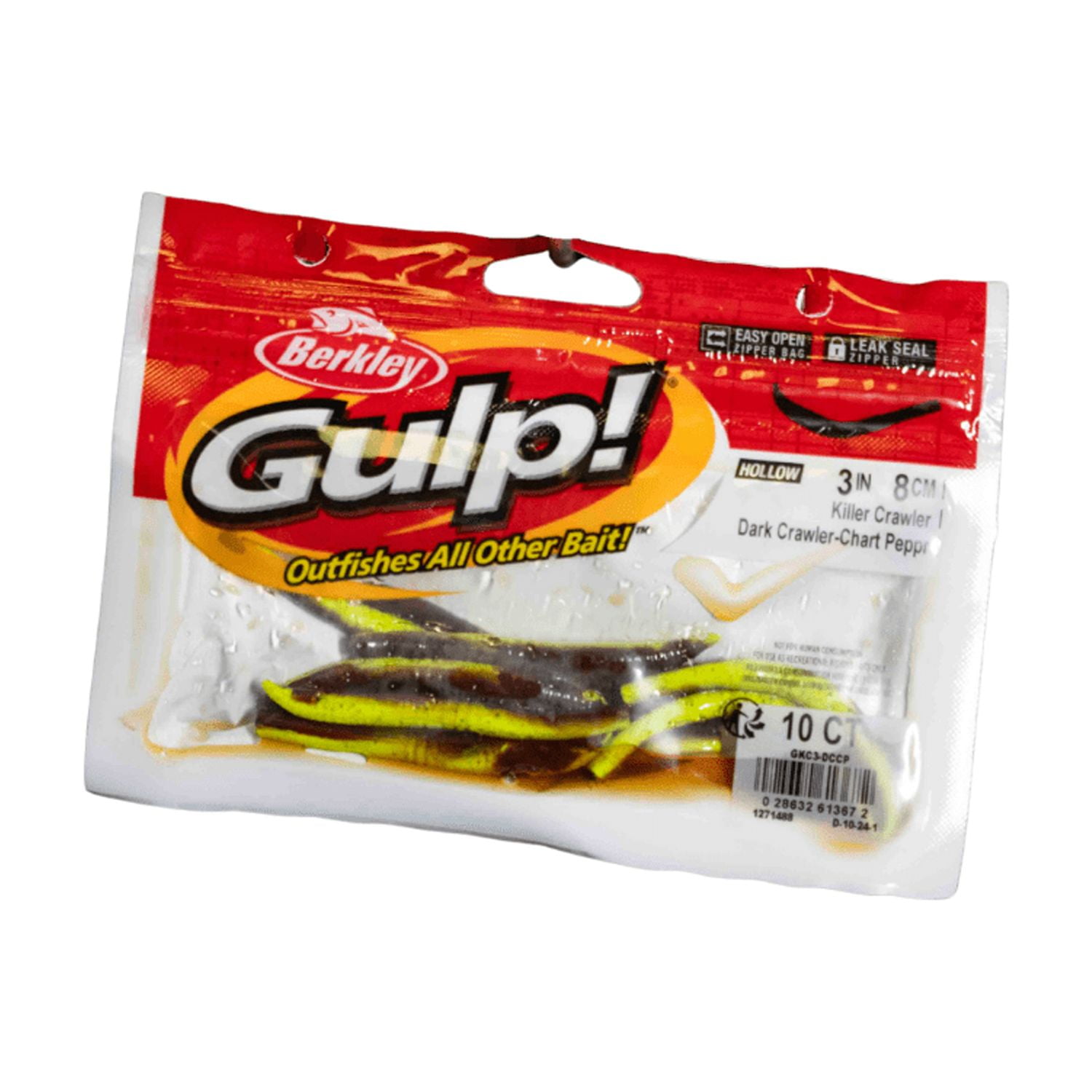 Berkley Gulp! Nightcrawler Freshwater 3 in Orange