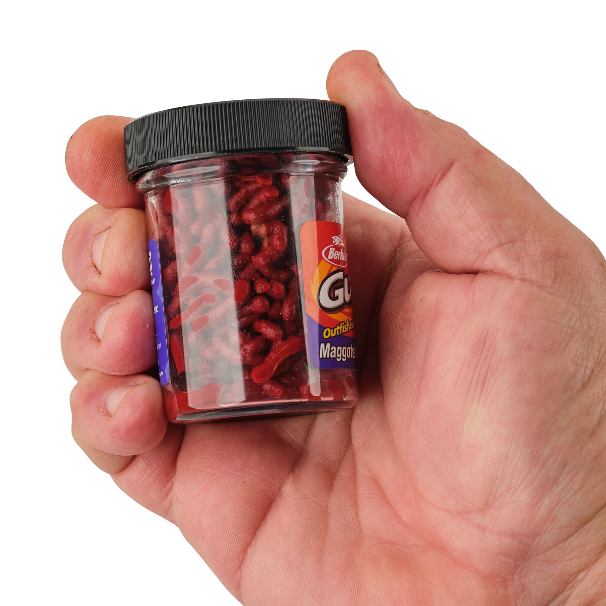 Berkley Gulp!® Maggot, 0.5 in, Worms, Red Wiggler (1 Count