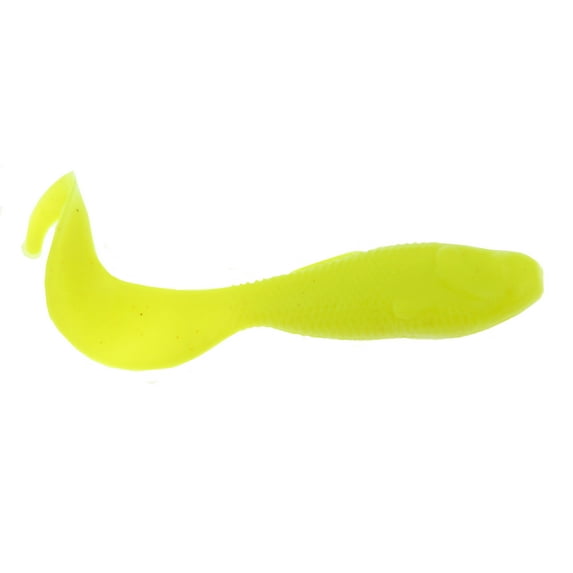 Gulp! Minnow Grub Soft Bait 2" Length, Chartreuse, Per 20 1092936
