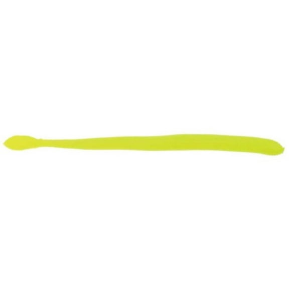 Gulp! Nightcrawler Soft Bait 6"  Length, Chartreuse, Per 10 1092964