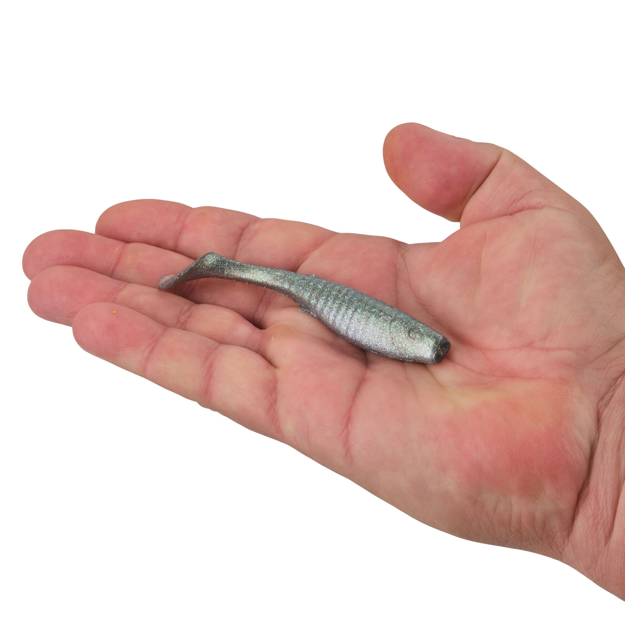 Berkley Gulp!® Paddleshad, 4 in, Swimbaits, Green Shiner (4 Count)