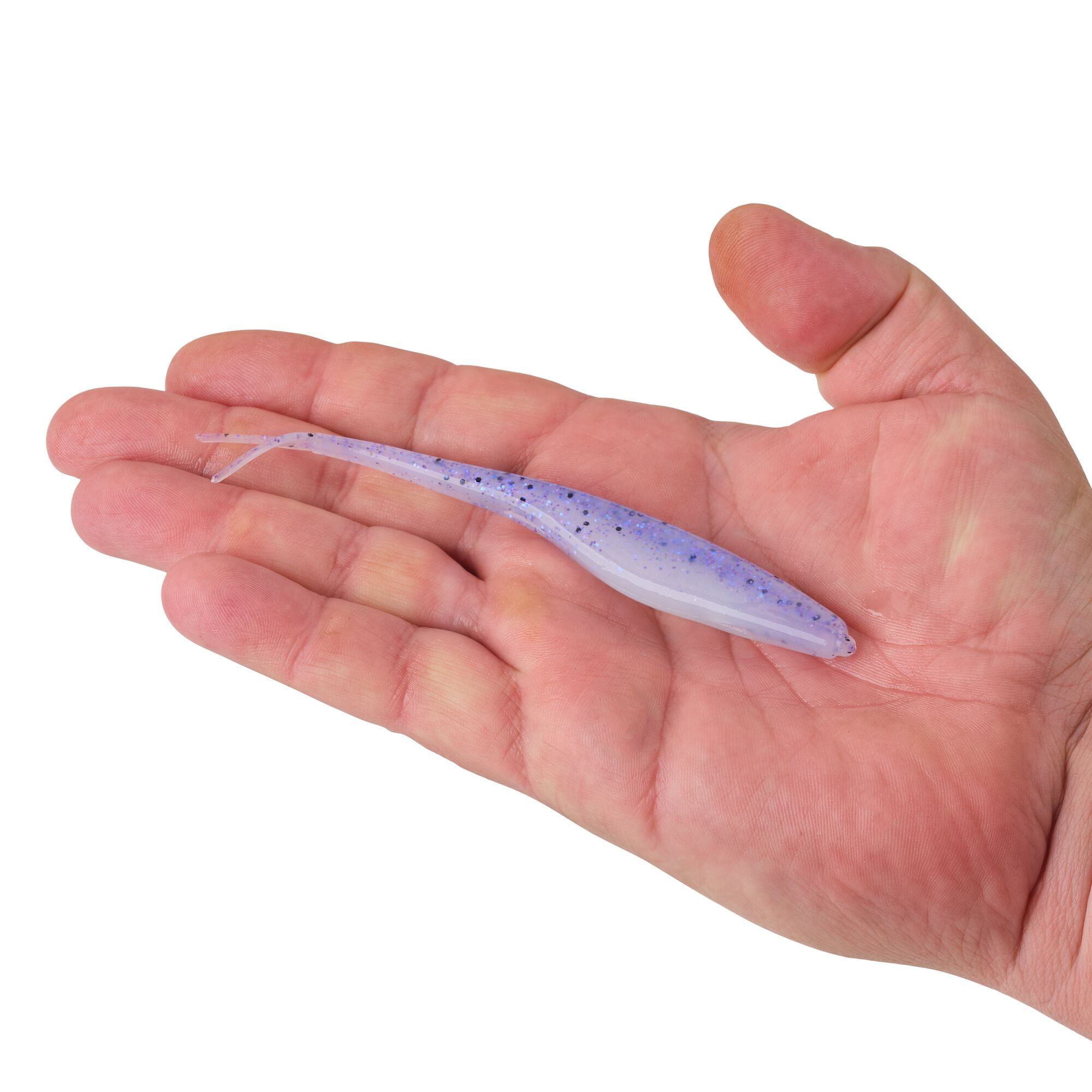 Berkley Gulp!® Saltwater Jerk Shad, 5 in, Jerkbaits, Violet Haze Fleck (5 Count)
