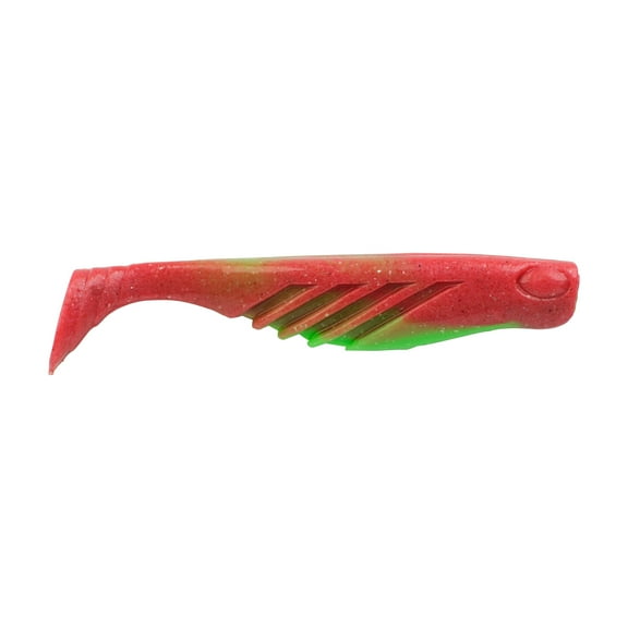Berkley Gulp! Saltwater Ripple Mullet, 3 in, Nuclear Chicken