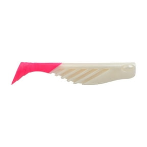 Berkley Gulp! Saltwater Ripple Mullet, 3 in, Pearl White/Pink