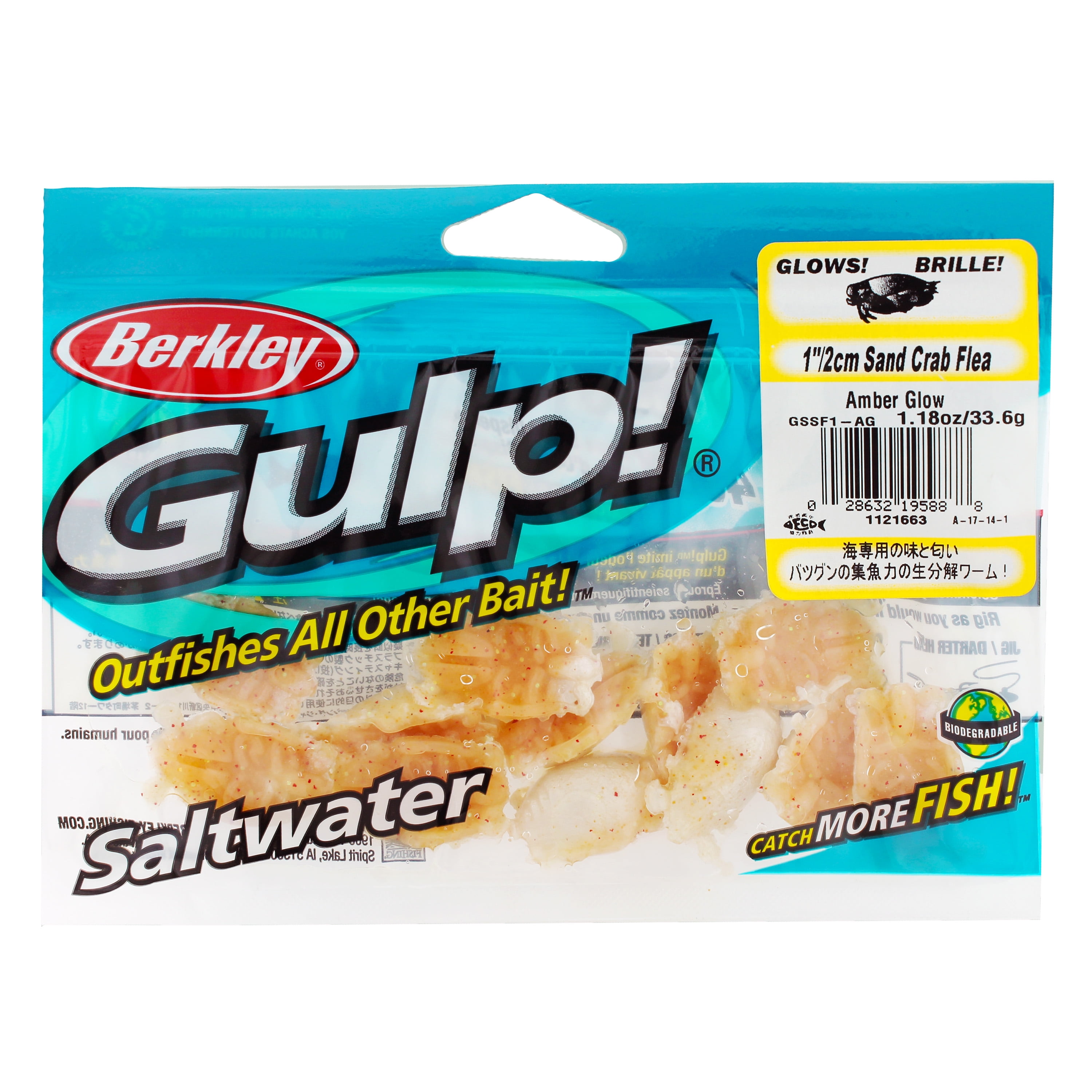 Berkley Gulp! Saltwater Sand Crab Flea Soft Bait 