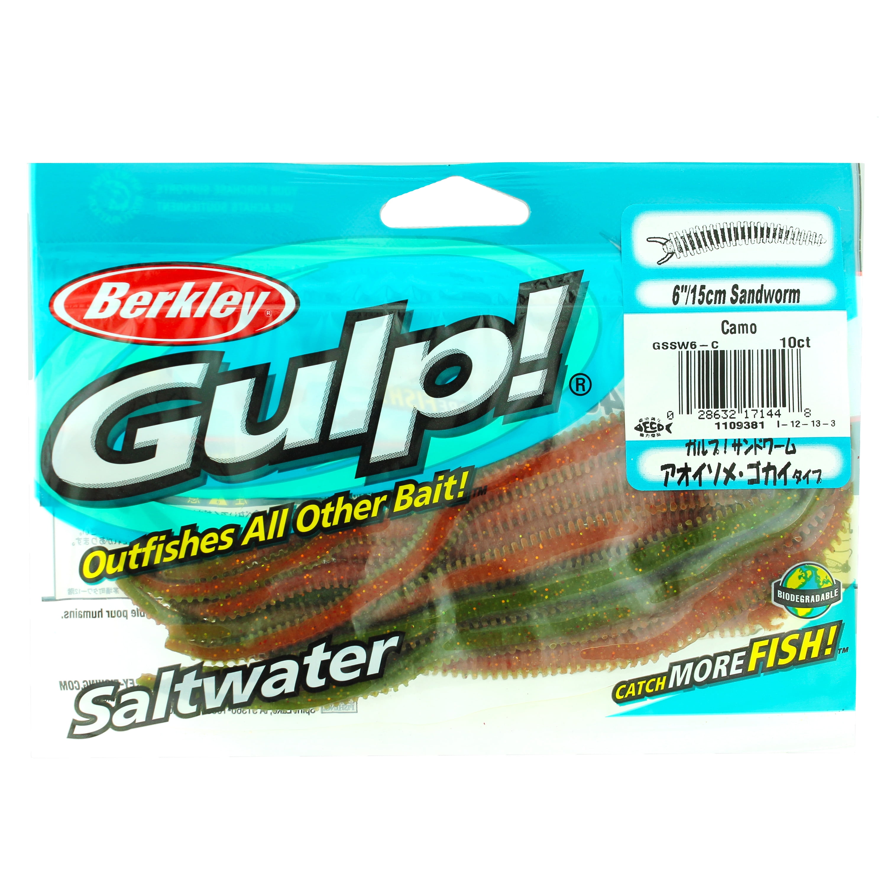 Berkley Gulp! 6 Sandworm - Bloody
