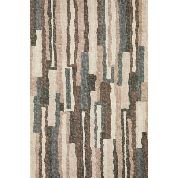 Berkley Hempstead Area Rug BR7 Sable Lines Rows 5' x 7' Rectangle
