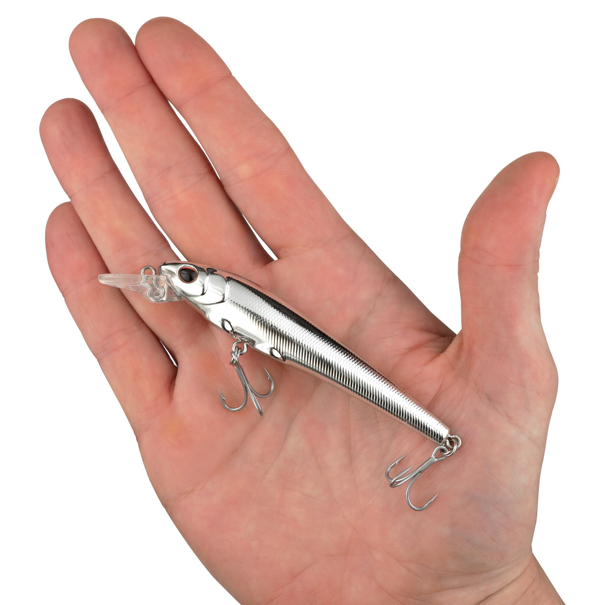 Berkley Hit Stick Saltwater, 3.75 in, Crankbaits, Chrome (1 Count)