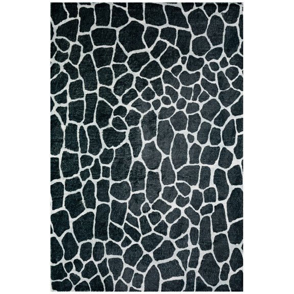 Berkley Homestead Area Rug AK4 Midnight Cracked Lines 5' x 7' Rectangle