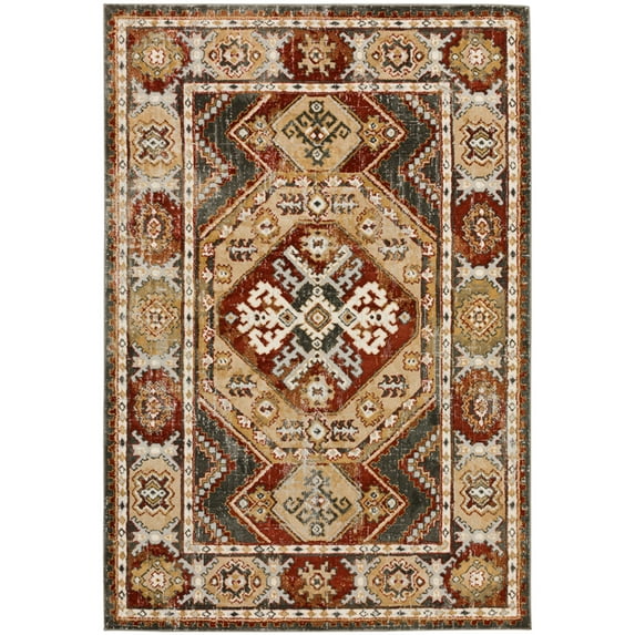 Berkley Hyacinth Area Rug KM22 Km22 Canyon Canyon Petals Jagged 1' 8" x 2' 6" Rectangle