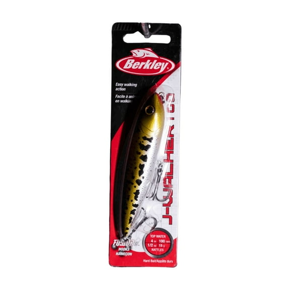 Berkley J-Walker 100 Topwater Fishing Lure, Baby Bass, 1/2 oz