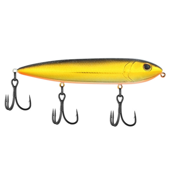 Berkley J-Walker 120 Topwater Fishing Lure, Black Gold, 5/7 oz
