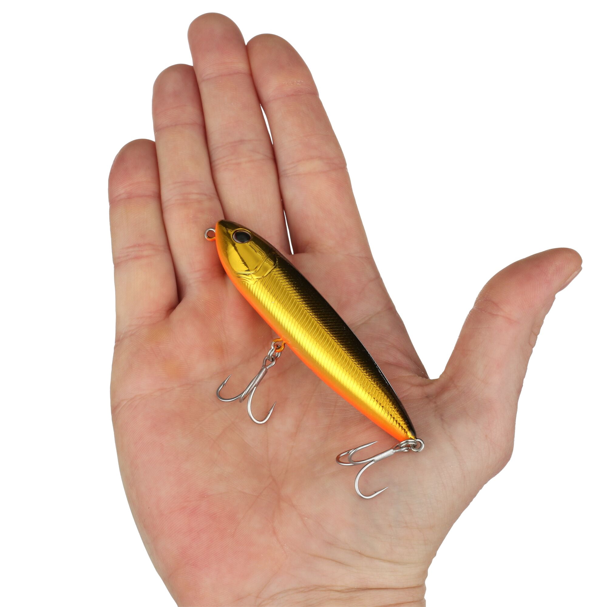 Berkley J-Walker 90 Saltwater, 3.5 in, Topwater Baits, Black Gold (1 Count)