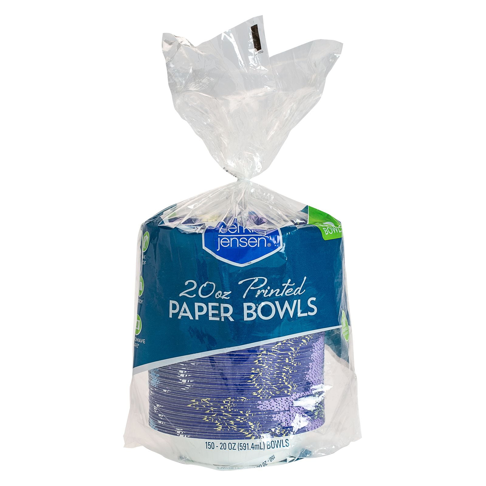 Berkley Jensen, 20 oz. Disposable Paper Bowl, 150 Ct. (Microwaveable)
