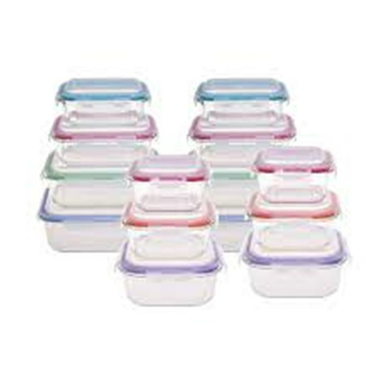 Libra 195-11468LIB Nested Round Glass Food Storage Set with Lids, 8-Pi –  Toolbox Supply