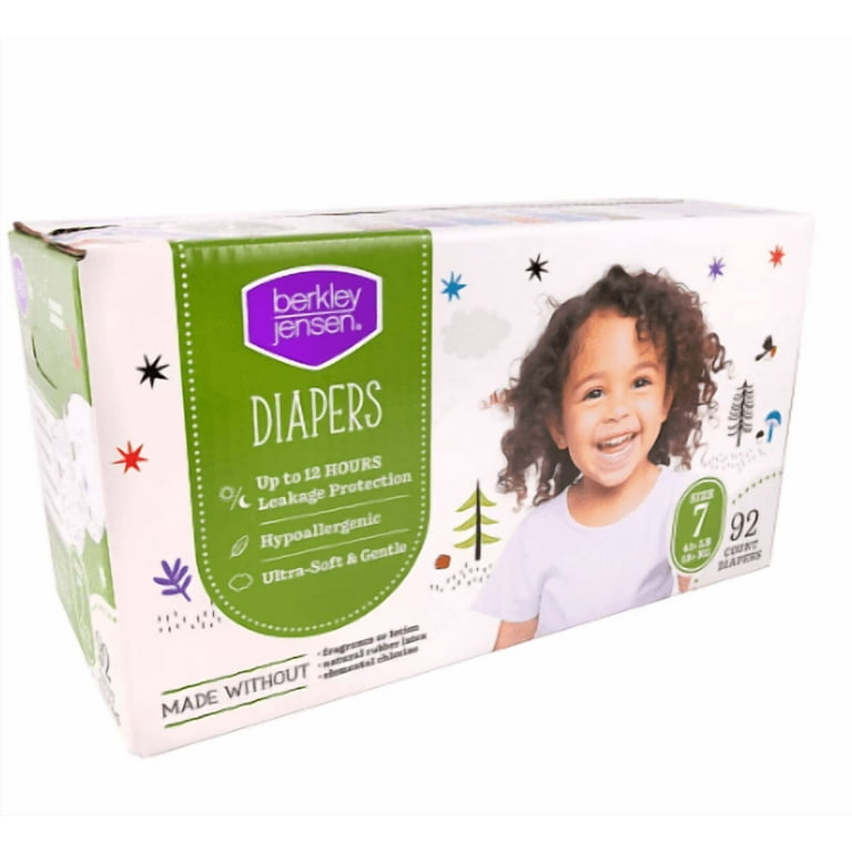 Berkley Jensen Diapers Size (41+ LB) 92 Count
