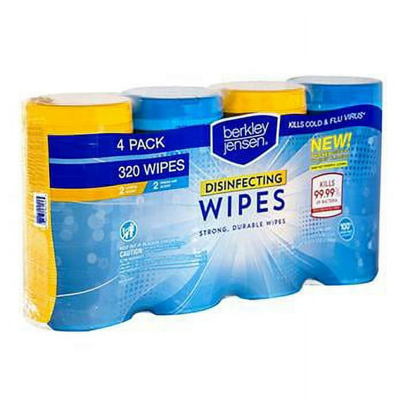 Berkley Jensen Disinfecting Wipes, 4 pk./80 ct.