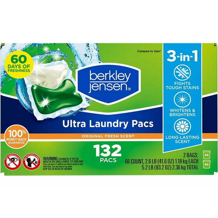 Berkley Jensen Scented Original Laundry Pacs, 132 ct. - Walmart.com