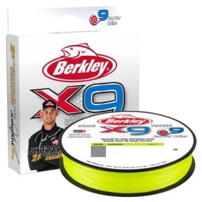 Berkley Jordan Lee x9 Braid Superline, Flame Green, 65-Pound Fishing Line