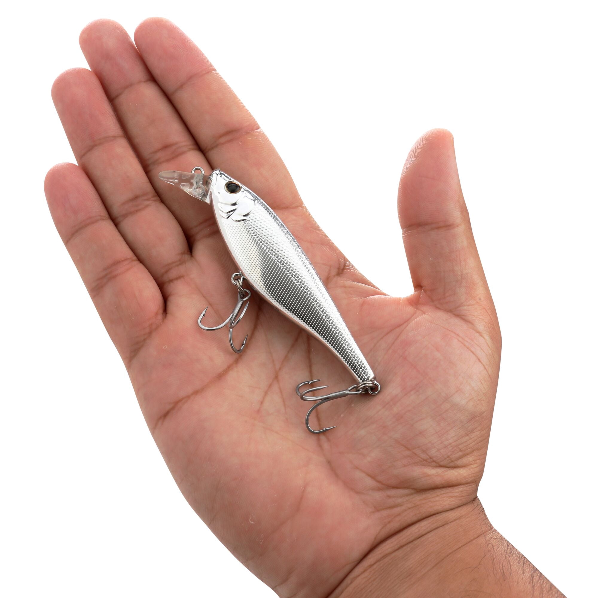Berkley Juke Saltwater, 3.3 in, Crankbaits, Chrome (1 Count)