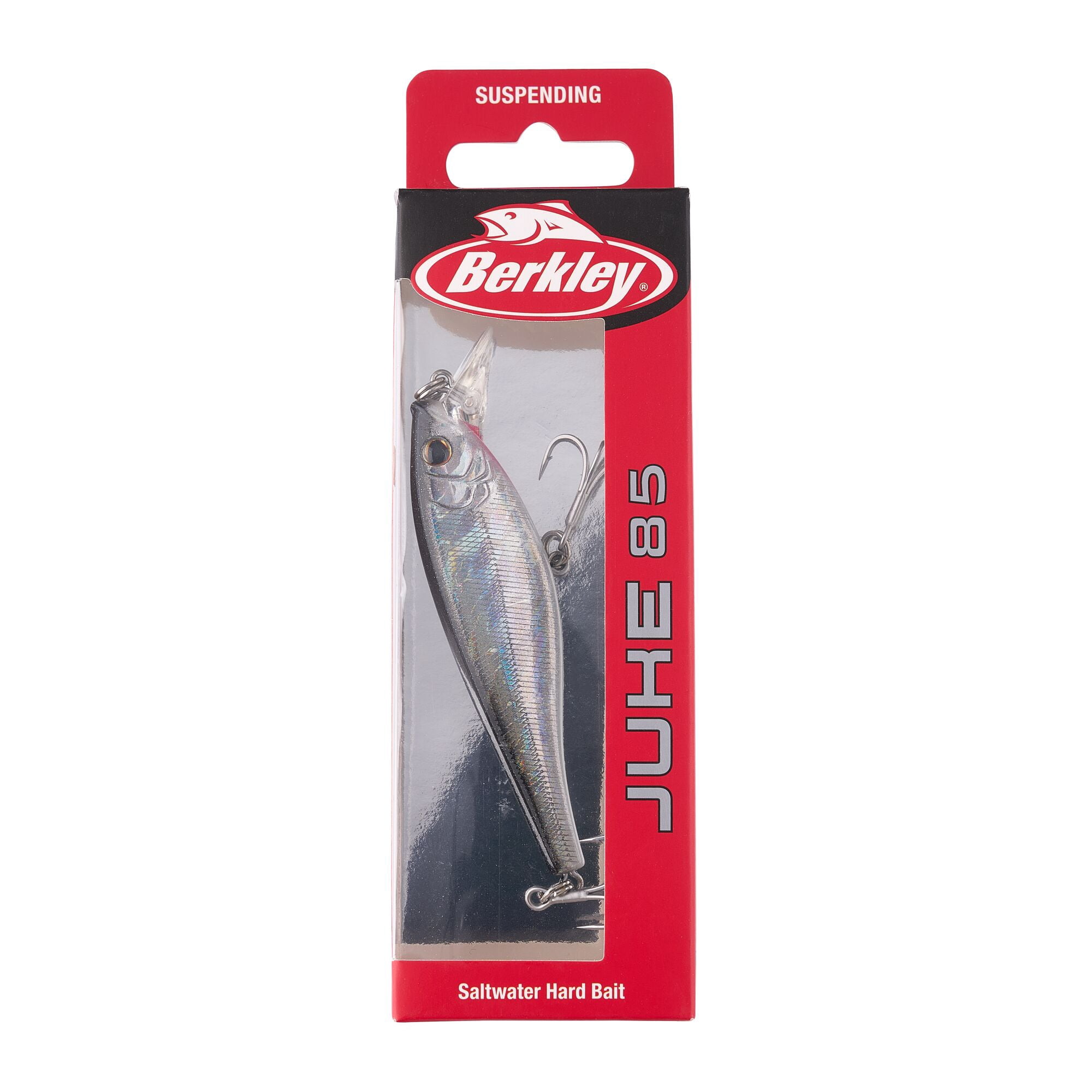 Berkley Juke Saltwater, 3.3 in, Crankbaits, Black Silver (1 Count)