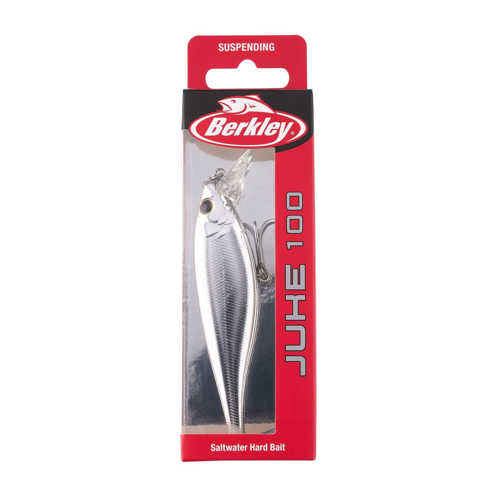 Berkley Juke Saltwater, 4 in, Crankbaits, Chrome (1 Count)
