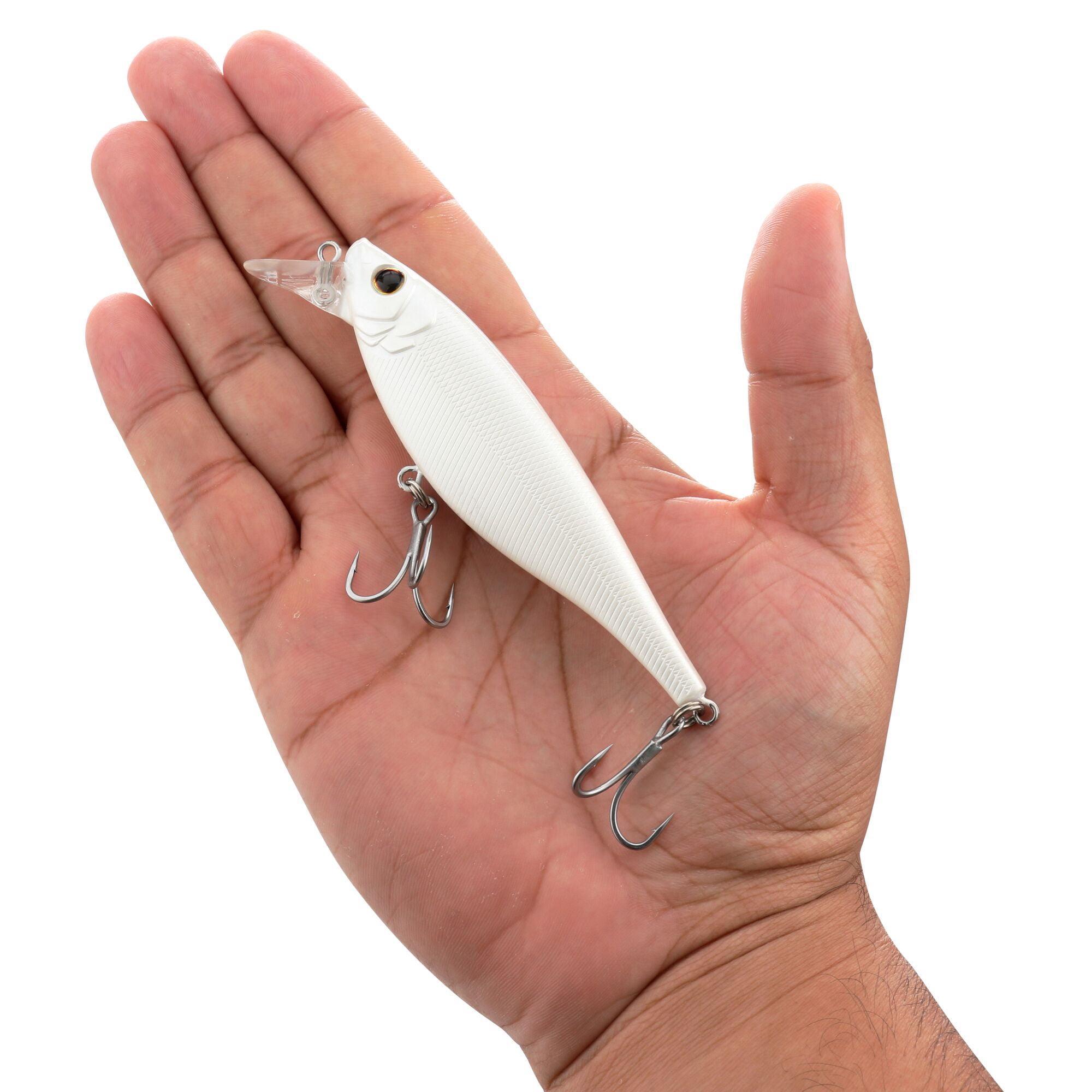 Berkley Juke Saltwater, 4 in, Crankbaits, Pearl White (1 Count)