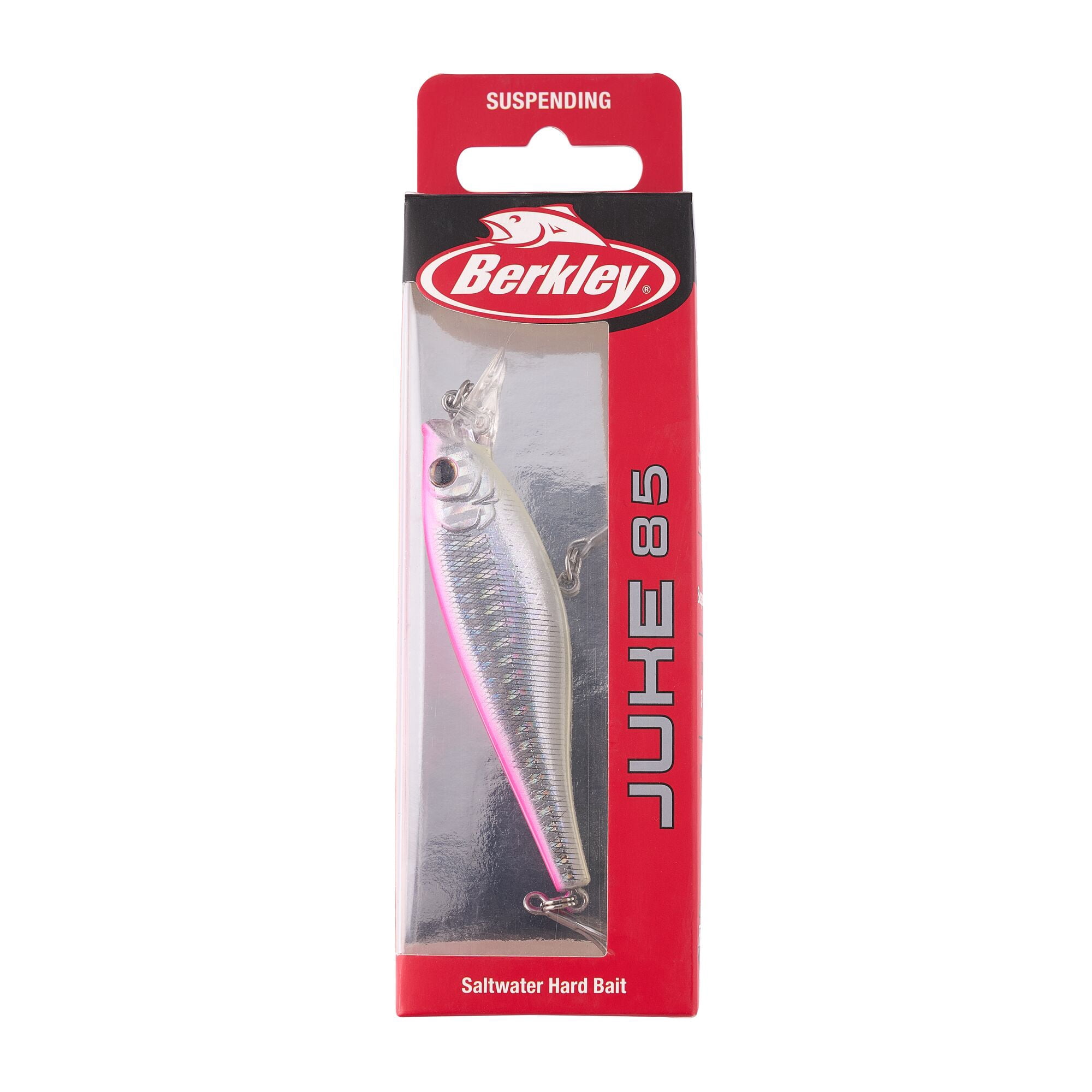 Berkley Juke Saltwater, 3.3 in, Crankbaits, Pink Silver (1 Count)