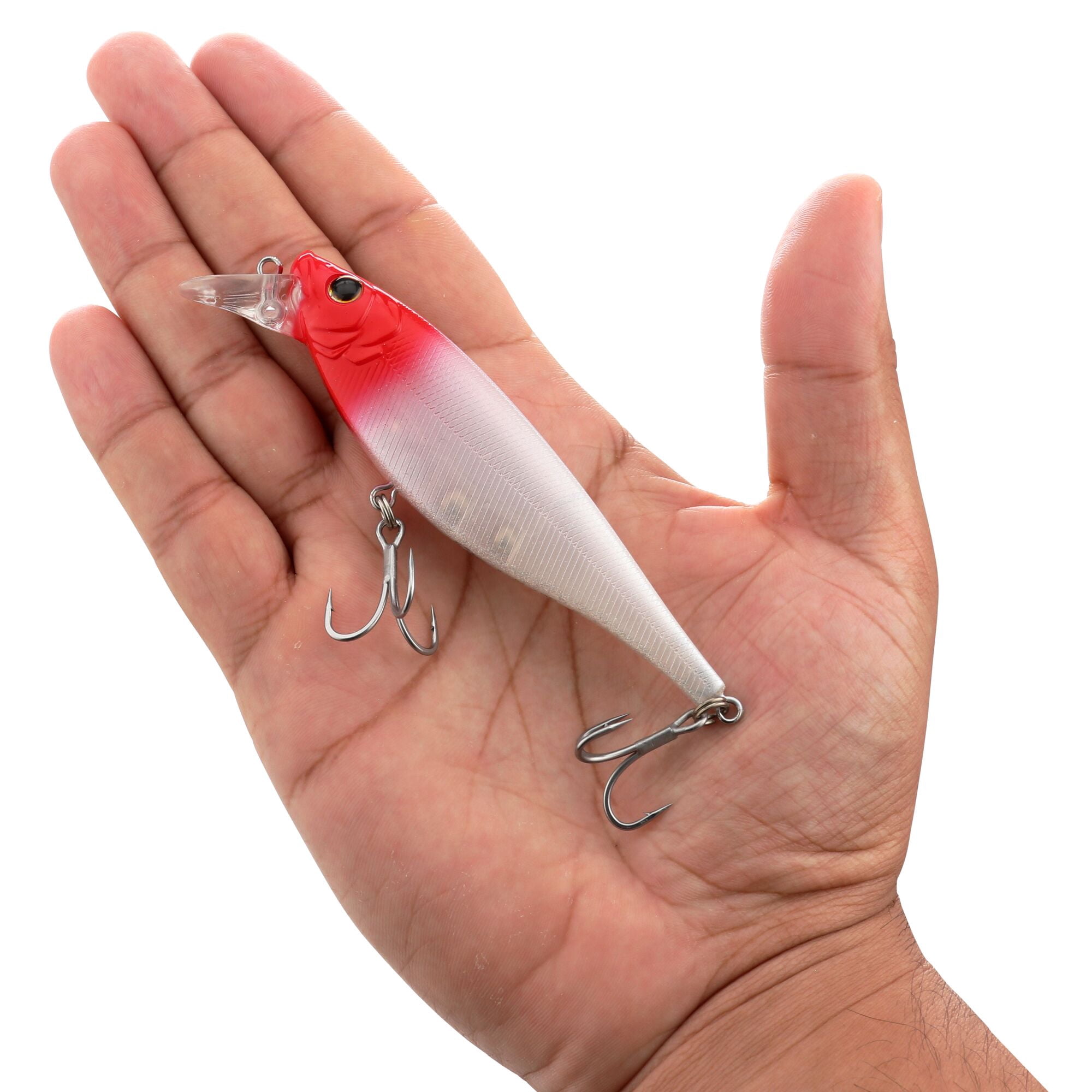 Berkley Juke Saltwater, 4 in, Crankbaits, Red Head (1 Count)
