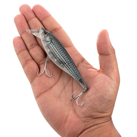 Berkley Juke Saltwater, 4 in, Crankbaits, Mullet (1 Count)